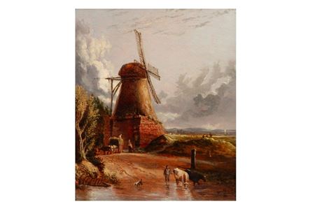 Landscape with Mill by Anthony Sandys - Auction record, sale price, and art valuation. Compare with similar artists and explore comparable artworks.