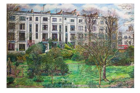 View from 20 Arundel Gardens, Notting Hill in Early Spring