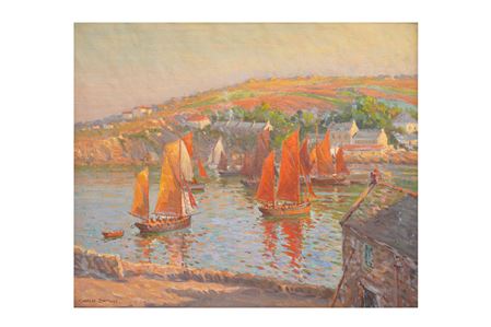 Fishing boats by the harbour