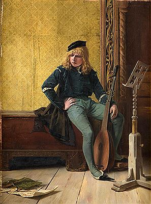 Mandolinenspieler by Wilhelm J Lindenschmit the Younger - Auction record, sale price, and art valuation. Compare with similar artists and explore comparable artworks.