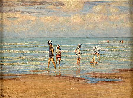 Sample artwork by Fritz Westendorp (1867 - 1926), known for land-and cityscape painting - View similar artists and auction records