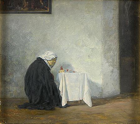 Alte Verkäuferin