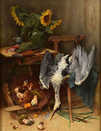 Mushrooms and hunting trophy