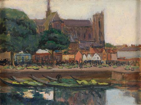 Sample artwork by Fernand Piet (1869 - 1942), known for painting - View similar artists and auction records