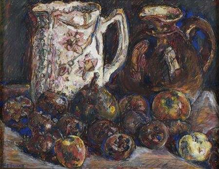 Sample artwork by Louise Hervieu (1878 - 1954), known for painting, charcoal drawings and pastel still life and interior scenes, novel writing - View similar artists and auction records