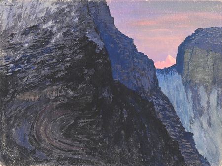 View of the Matterhorn at dawn