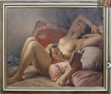 Die Freundinnen, 1955 by Oskar Brazda - Auction record, sale price, and art valuation. Compare with similar artists and explore comparable artworks.