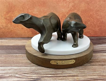 Sample artwork by Robert M Cavanaugh (Born 1927), known for western genre, sculptor - View similar artists and auction records