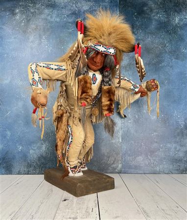 Native American Indian Warrior Doll