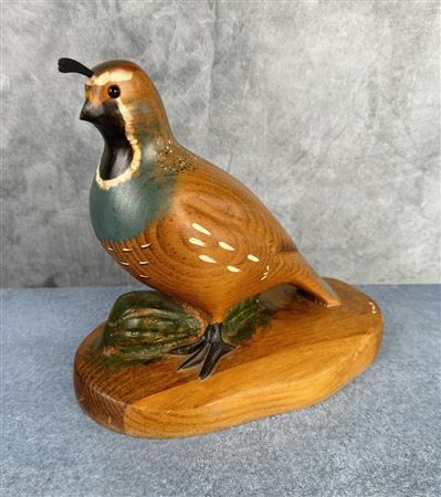 Hand Carved Quail