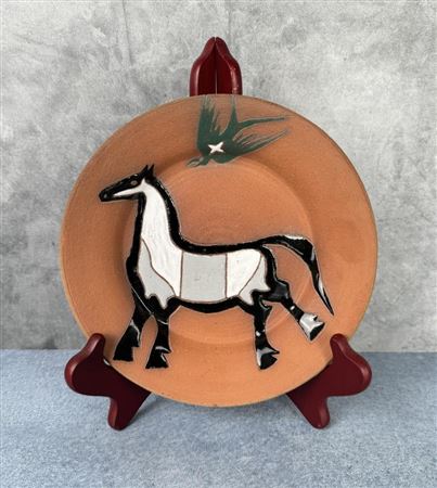 Chippewa Cree Pottery Plate
