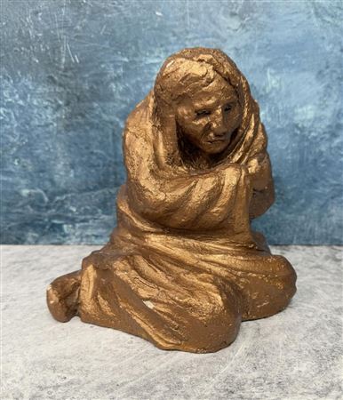 Montana Winter Clay Sculpture