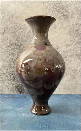 Crystalline Studio Pottery Vase