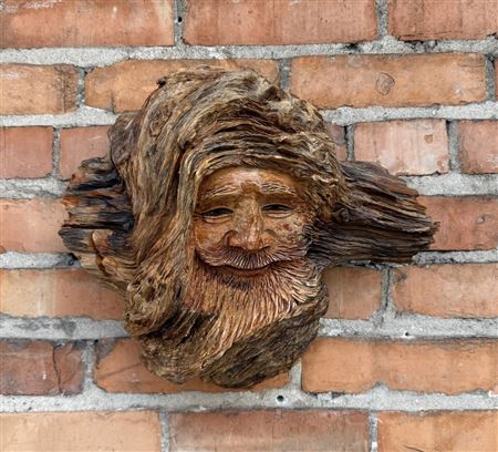 Carved Wood Tree Spirit