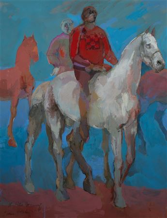 'Il Palio Horseman IV,' 1993.