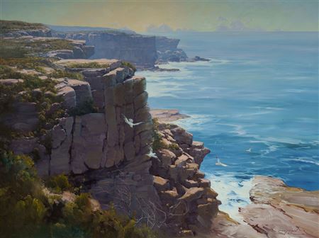 Sample artwork by John C Downton (Born 1939), known for landscape painting - View similar artists and auction records