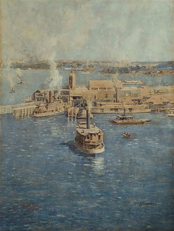 Milsons Point, Sydney by Charles Ephraim Smith Tindall - Auction record, sale price, and art valuation. Compare with similar artists and explore comparable artworks.