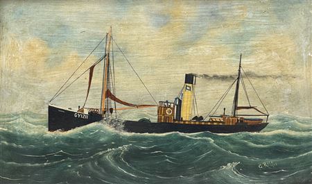 Grimsby Trawler 'Pharos' at Sea