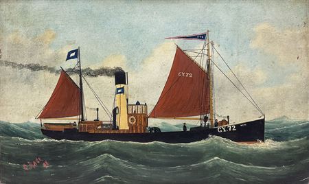 Grimsby Trawler 'Seti' at Sea