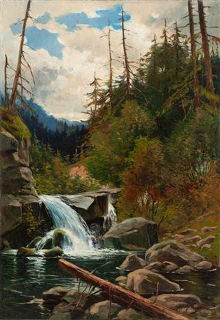 Landscape with a Forest Stream