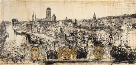 Panorama of Gdańsk