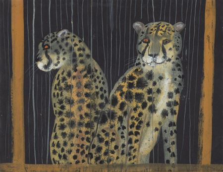 Sample artwork by Jozef Wilkon (Born 1930), known for painting - View similar artists and auction records