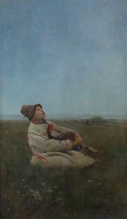 Sample artwork by Apoloniusz Kedzierski (1861 - 1939), known for painting, watercolor, illustration, decorator, landscapes, genre - View similar artists and auction records