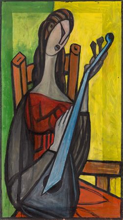 Sample artwork by Boguslaw Szwacz (1912 - 2009), known for abstract art, watercolors, painting - View similar artists and auction records