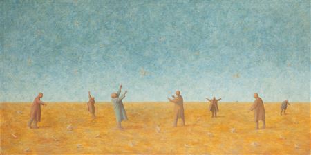 "Scaring the birds", 1997 by Mikolaj Kasprzyk - Auction record, sale price, and art valuation. Compare with similar artists and explore comparable artworks.