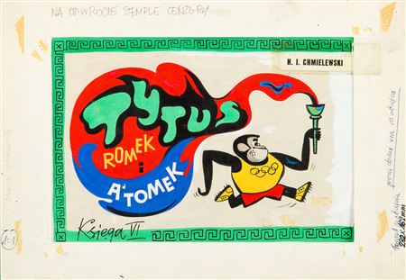 "Tytus, Romek i A’Tomek. Księga VI – Tytus Olimpijczykiem", cover, 1971