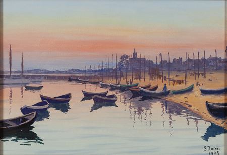 Boats at Hel , 1925