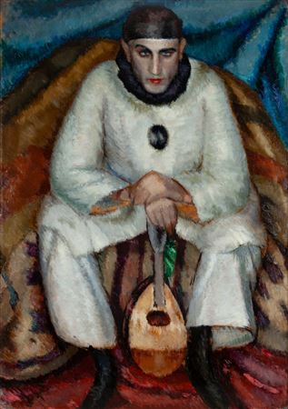 Pierrot z mandoliną