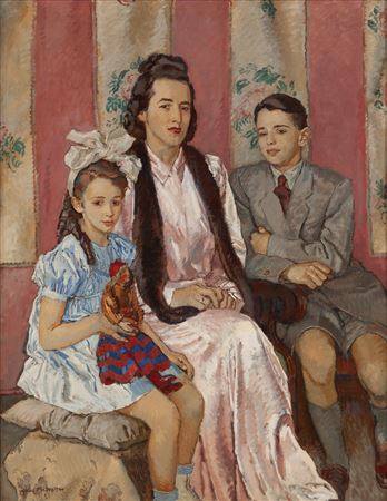 Portret rodziny de la Burdé, 1941