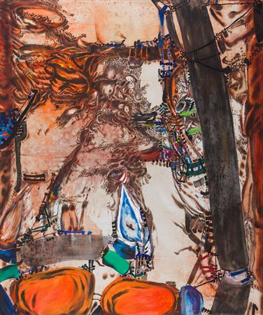 Sample artwork by Tadeusz Brzozowski (1918 - 1987), known for revolutionary post world war ii abstract, surrealist painting, murals, teaching - View similar artists and auction records