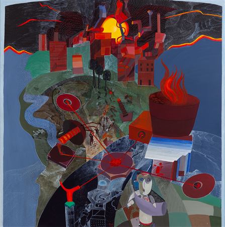 It's on Fire by Ewa Kuryluk - Auction record, sale price, and art valuation. Compare with similar artists and explore comparable artworks.