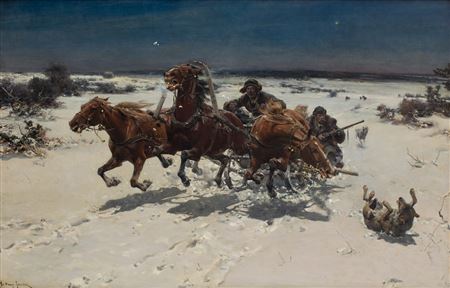 Wolves attack ("Dangerous ride"), before/or 1895