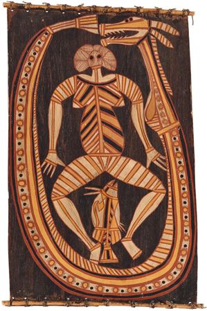 NGALYOD AND FEMALE SPIRIT NGALKUNBURRIYA by Nammerredje Gumala - Auction record, sale price, and art valuation. Compare with similar artists and explore comparable artworks.