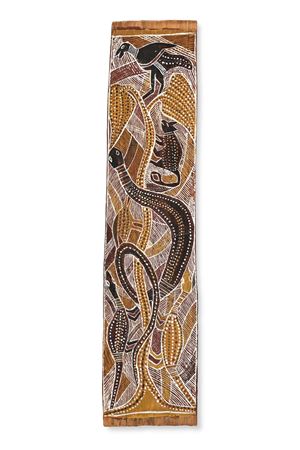 Sample artwork by Narritjin Maymurru (1922 - 1982), known for aboriginal painting and sculpture - View similar artists and auction records