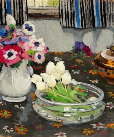ANEMONES by Margaret Rose Preston - Auction record, sale price, and art valuation. Compare with similar artists and explore comparable artworks.