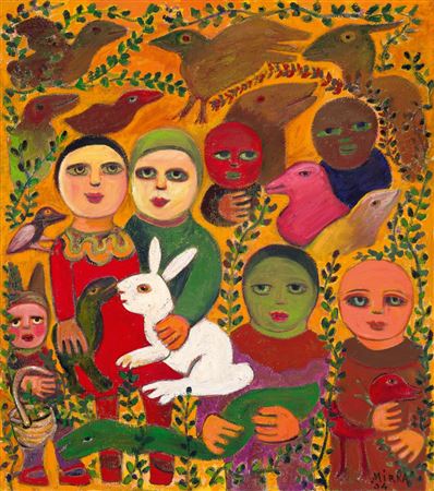 THE WHITE RABBIT AND FAMILY