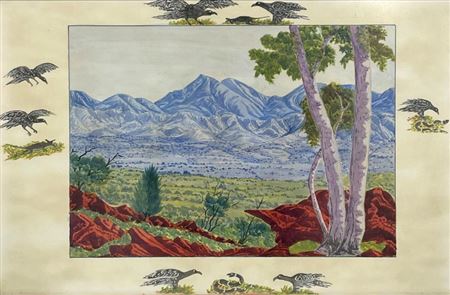CENTRAL AUSTRALIAN LANDSCAPE, c.1940