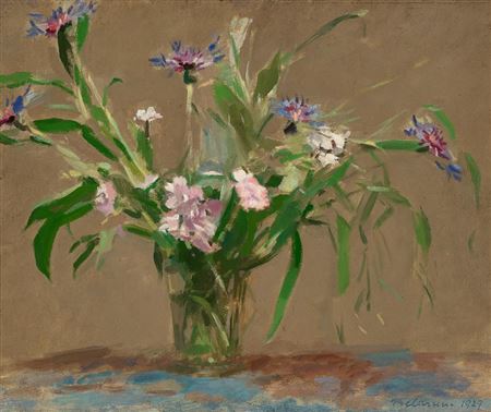 CORNFLOWERS AND CARNATIONS, 1929