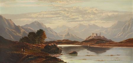 Castle on a Scottish lake