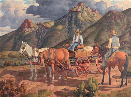 Range Gossip by Fred Darge - Auction record, sale price, and art valuation. Compare with similar artists and explore comparable artworks.