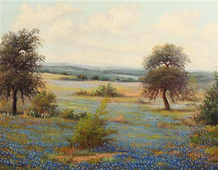 Hill Country Bluebonnets by Pedro Lazcano - Auction record, sale price, and art valuation. Compare with similar artists and explore comparable artworks.