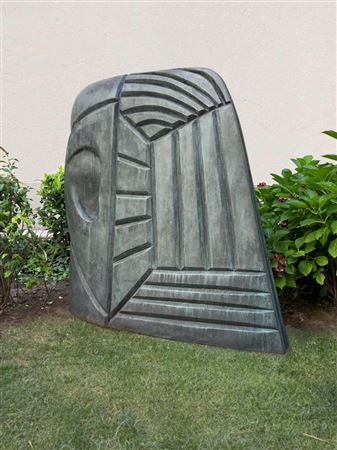 Large black head sign II