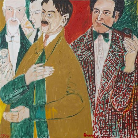 Portait de 4 personnalités : Ansermet, Markevitch, Ramus, Honegger