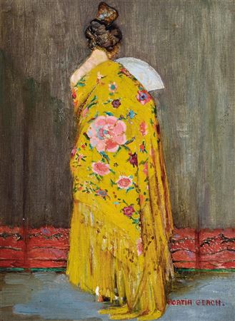 Spanish Dancer by Portia Geach - Auction record, sale price, and art valuation. Compare with similar artists and explore comparable artworks.