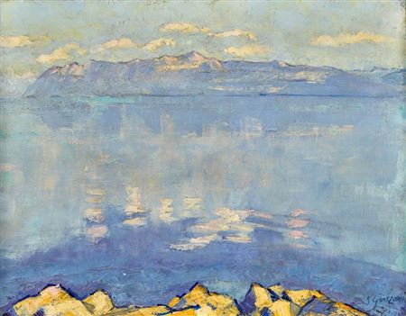 "Lac matin d'été".