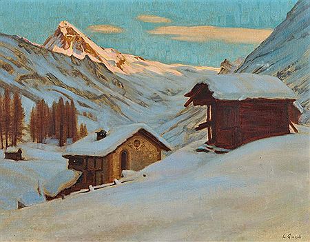 "Val Ferpècle en Hiver". by Louis Camille Gianoli - Auction record, sale price, and art valuation. Compare with similar artists and explore comparable artworks.